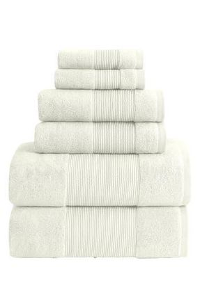 Modern Threads Air Cloud 6-Piece Towel Set in Ivory at Nordstrom Rack, Size 6 Piece Set (Washcloths)