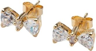 Pandora Sprankelende Strik Oorbellen - Dames - Oorbellen - Geel - ONE Size - Accessoires