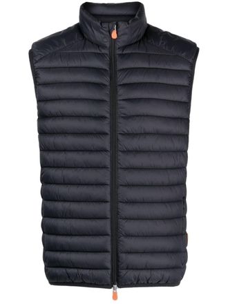 Save The Duck Adam padded gilet - men - Nylon/Nylon/Polyester - L - Black