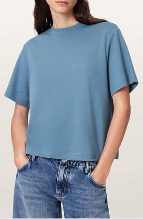 AllSaints Lisa Crewneck T-Shirt in Captain Blue at Nordstrom, Size X-Small