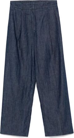 Another Tomorrow Jeans a gamba ampia - Blu