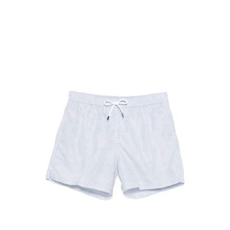 Fedeli Beachwear, male, Blue, Size: S Madeira Swim Trunk