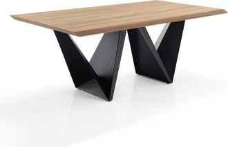 Oresteluchetta Oresteluchetta - Mesa Fija Efecto Madera Acabado Fresno Cm. Al.76 X P.100 X L.200