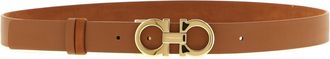 Ferragamo Womens Brown Calfskin Regular Belt