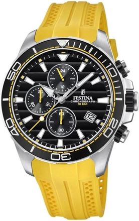 Festina Watch F20370/2 - Heren - Horloges - Geel - ONE Size - Accessoires