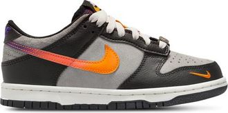 Nike Boys Dunk Low - Boys Grade School Basketball Shoes Grey/Purple/Orange Size 3.5