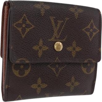 Louis Vuitton Pre-owned Monogram Canvas Portemonnee - Dames - Vintage Accessoires - Bruin - ONE Size - Vintage