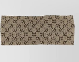 Gucci gg logo silk twill headband elasticated