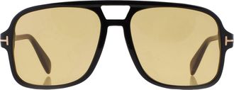 Tom Ford Falconer Amber Navigator Mens Sunglasses FT0884 01E 60