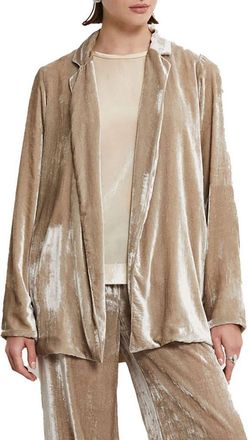 ottod'Ame Velvet Blazer in Stone at Nordstrom, Size 48 It