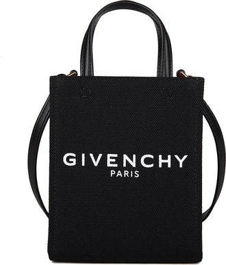 Givenchy Black Cotton Tote Womens Bag