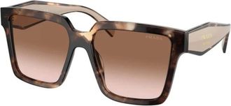 Prada Accessoires, unisex, Bruin, ONE Size, Sole PR24z Zonnebril