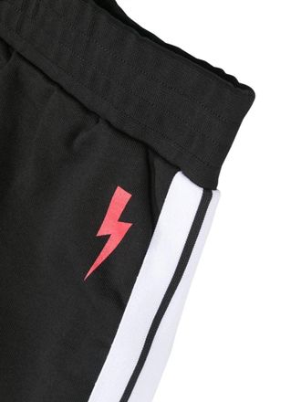 Neil Barrett 100% Cotton Bermuda Shorts - Black