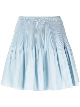 Red Valentino Geplooide rok - Blauw