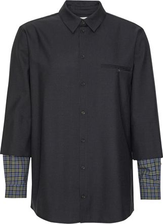 Henrik Vibskov Camicia con polsini doppi - Blu
