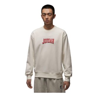 Nike Jordan Air Jordan Fleece Graphic Crewneck Sweatshirt Sail IR0111-133