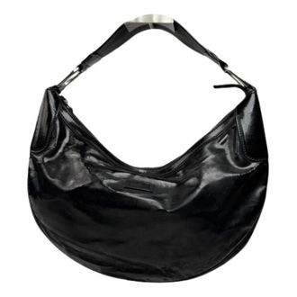 Gucci Pre-owned Shoulder Bag - Dames - Vintage Schoudertas - Zwart - ONE Size - Leer - Vintage