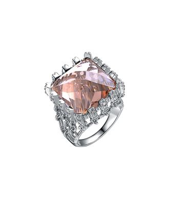 Genevive Silver Cz Ring