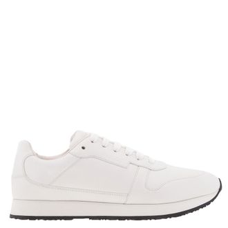 Bally Sprinter White Leather Sneakers, Brand Size 6.5 ( US Size 7.5 )
