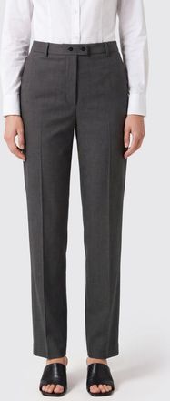 Jil Sander Pantaloni slim fit a vita alta in lana e mohair