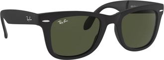 Ray-Ban Folding Wayfarer - Heren - Zonnebrillen - Zwart - 50 MM - Accessoires