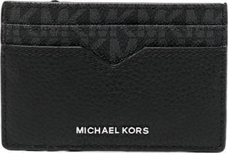 Michael Kors Portacarte Hudson con logo - Nero