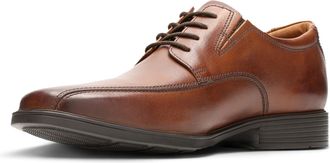 Clarks Mens Tilden Walk Oxford, Brown Dark Tan Lea, 7.5 UK Wide