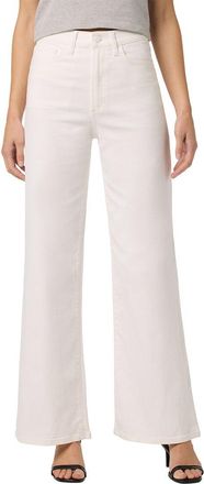 Joe's Full Length White Wide Leg Jean