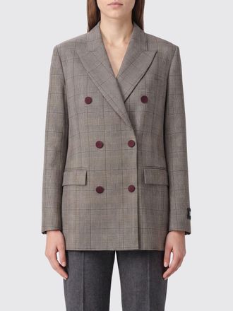 Pinko Blazer doppiopetto New Guinea in misto lana Principe di Galles