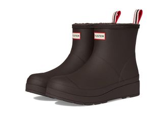 Hunter Play Short Insulated F Womens Rain Boots Dark Brown : 11 M, Synthetic
