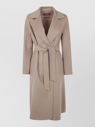 Max Mara mst cles long belted coat lapel