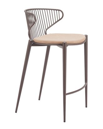 Zuo Set Of 2 Silues Counter Stools