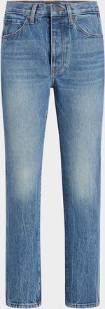Khaite Finley Slim-Leg Ankle Jeans