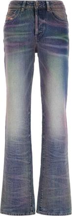 Diesel Blue Bootcut Mid Rise Jeans