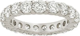 Sterling Forever Sterling Silver Statement Gracie CZ Eternity Ring