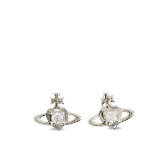 Vivienne Westwood Noella Stud Oorbellen - Dames - Oorbellen - Grijs - ONE Size - Accessoires