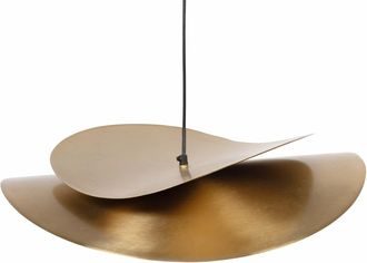 Maisons du monde L&aacute;mpara de techo de acero dorado &Oslash;60,5 cm