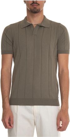 Gran Sasso Elastische Taille Jersey Poloshirt - Heren - Polos - Groen - 3XL - Katoen - Tops