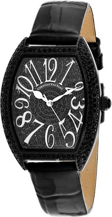 Christian Van Sant Elegant Quartz Black Dial Ladies Watch CV4823