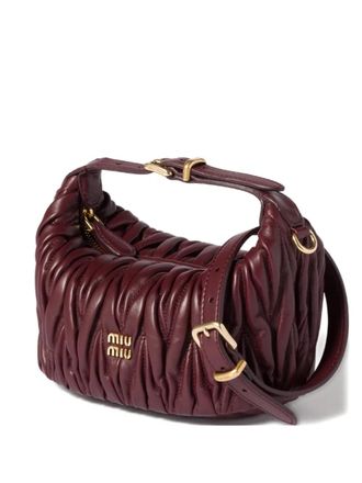 Miu Miu mini matelassé tote bag - Red