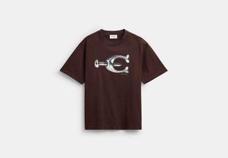 Coach Screw Relaxed T-Shirt In Organic Cotton