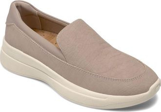 Aerosoles Felice Croc Embossed Sneaker in Dune at Nordstrom, Size 8.5