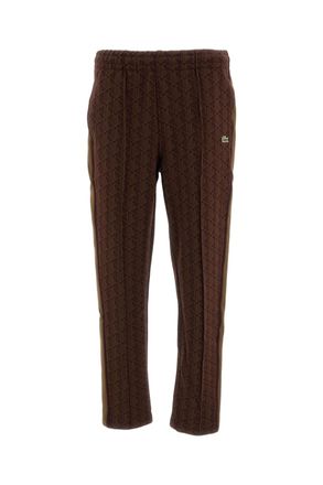 Lacoste Red Monogram Jacquard Track Pants