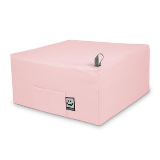 Happers Happers - Puff Cama Individual Para Una Persona Polipiel Rosa &Uacute;nico Rosa