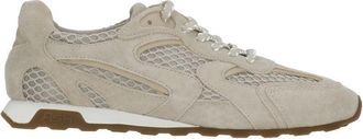 Ash Beige Kasar Net Mesh Sneakers