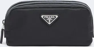 Prada Leather-trimmed Re-Nylon makeup bag