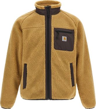 Carhartt Work in Progress Heavy Fleece Jacket With Contrasting Nylon Details