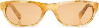 Jacquemus Zonnebril - Dames - Zonnebrillen - Beige - ONE Size - Katoen - Accessoires