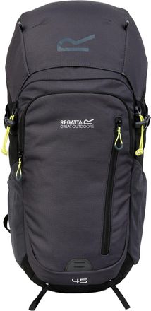 Regatta Unisex Highton V2 45L Backpack (Black/Seal Grey) - One Size