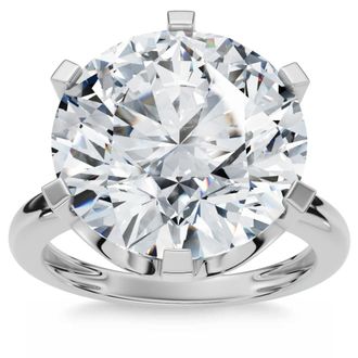 Pompeii3 Certified 6Ct Diamond Engagement Ring Solitaire 14k Gold Lab Grown